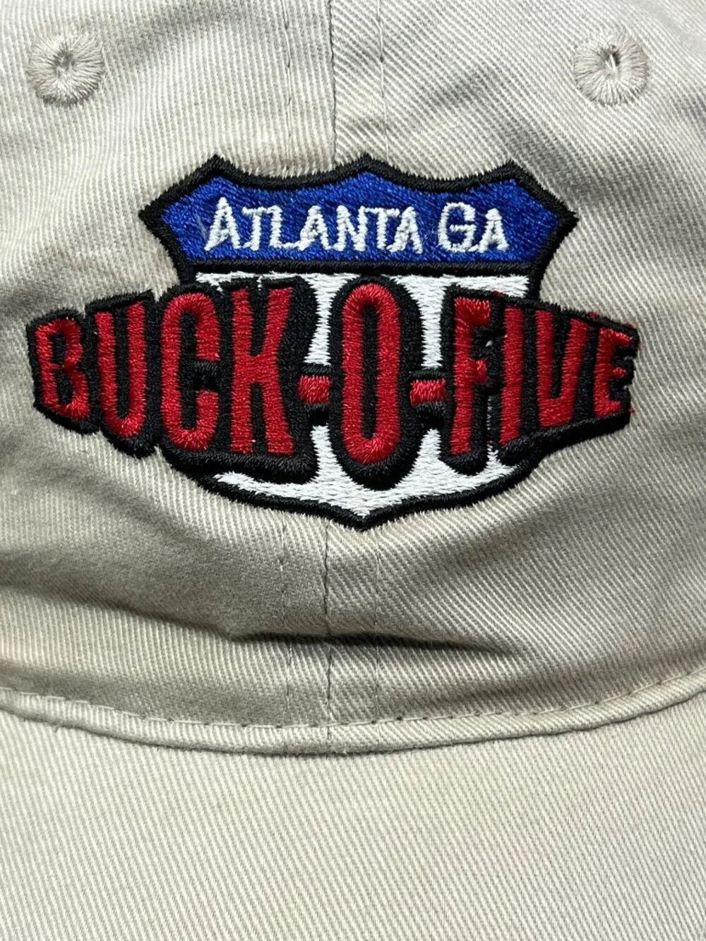 AMC Buck O Five Atlanta Georgia Strapback Hat Khaki Adjustable Music Adult Cap